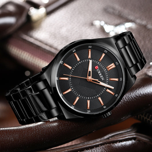 Reloj Empresarial Impermeable para Hombre con Cierre de Barra - Image 17
