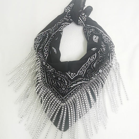 Bandana Franja Strass para Despedida de Soltera - Accesorio Brillante - Image 8