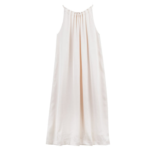 Vestido Halter con Textura Fruncida y Cierre Anudado - Image 2