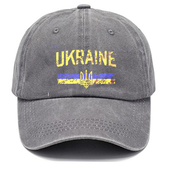 Gorra de Algodón Estampada con Lavado Vintage para Hombre