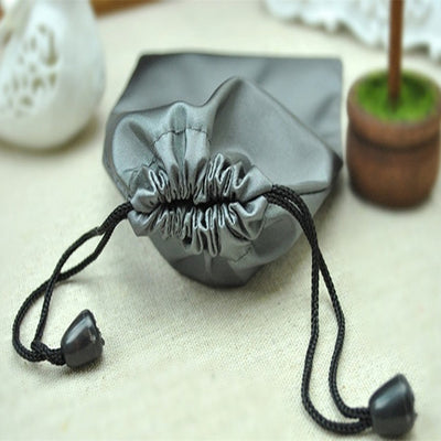 Bolsa Impermeable Gris para Cochecito con Cordón y Compartimento para Auriculares