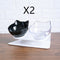 Negro Transparente And Box2 Piezas