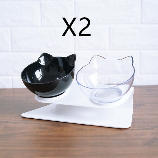Comedero Doble para Gatos con Soporte Elevado Antideslizante - Protege la Cervical - Image 24