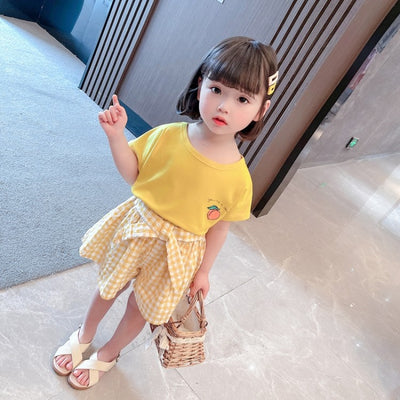 Conjunto de Culotte Estilo Coreano para Bebé - Ropa de Verano Fresca - Image 8