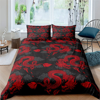 Juego de Cama 3D con Impresión Digital de Animales - Textil Hogar de 3 Piezas - Image 4