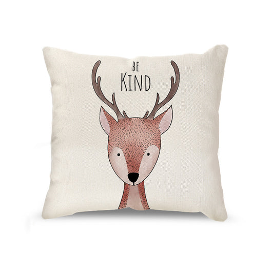 Funda de Almohada Decorativa Leoncito Adorable - Estilo Nórdico en Lino - Image 9