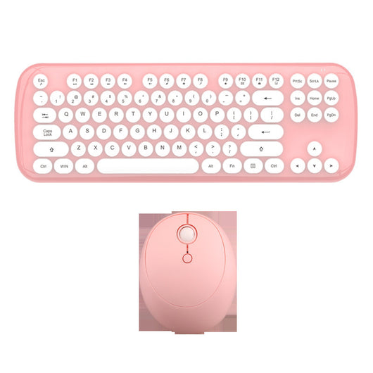 Set Teclado y Ratón Inalámbrico Retro para Niñas - Image 8