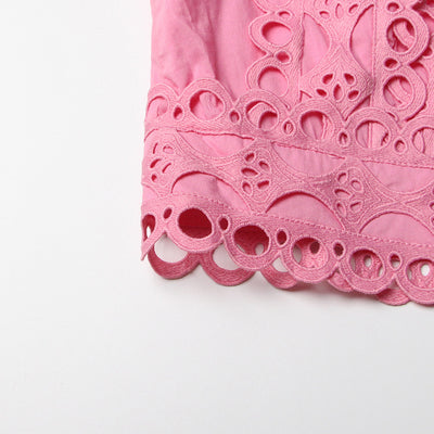 Conjunto de Dos Piezas: Blusa Manga Larga con Cuello de Encaje y Falda Cintura Alta - Image 12