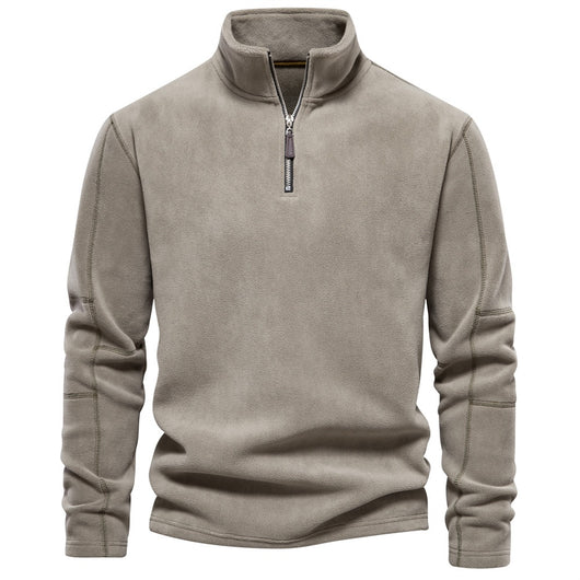Sudadera Deportiva para Hombre con Cuello Alto y Cierre de Medio Zip - Image 13