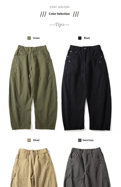 Pantalones Holgados de Pierna Ancha Estilo Urbano Moderno - Image 11
