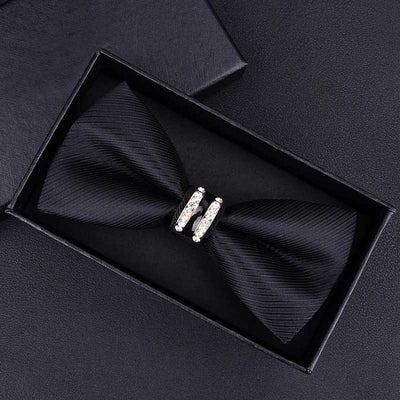 Corbata Formal Doble Capa para Novio Estilo Coreano - Image 12