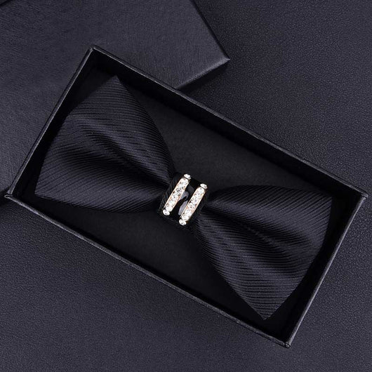 Corbata Formal Doble Capa para Novio Estilo Coreano - Image 12
