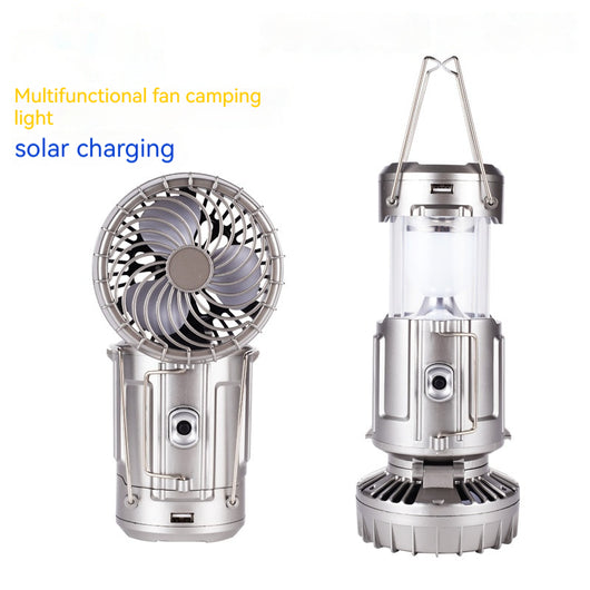 Linterna LED Solar Portátil para Camping con Carga USB - Image 2
