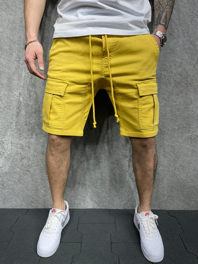 Pantalones Cortos Cargo Multibolsillos para Hombre - Ideal para Actividades al Aire Libre - Image 10