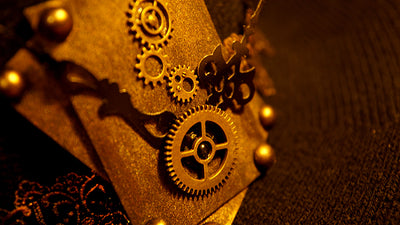 Sombrero Bruja Steampunk Negro Tejido en Lana para Halloween, Mascarada y Cosplay - Image 6