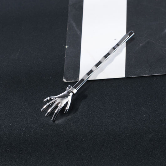 Clips para el Cabello Metal Calavera con Forma de Mano para Mujer - Image 10