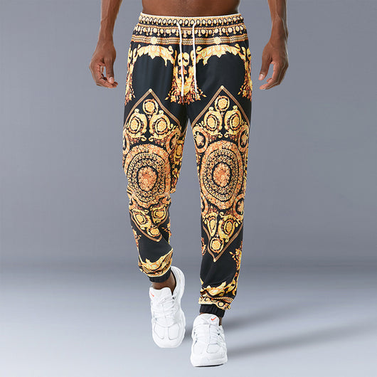 Pantalones de jogging estampados - Comodidad casual para el día a día - Image 11