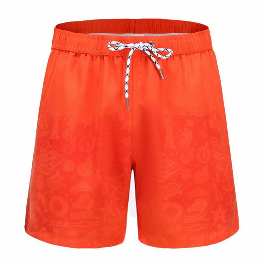 Shorts de Baño Hombre Talla Grande con Estampado Mágico Cambio de Color - Image 2