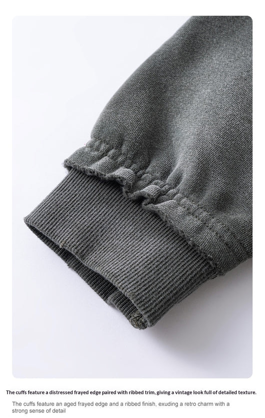 Sudadera Estilo Cardigan con Cierre y Diseño Roto - Image 26