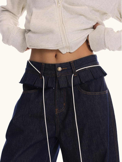 Jeans Oversize con Costuras Decorativas para Hombre y Mujer - Image 10