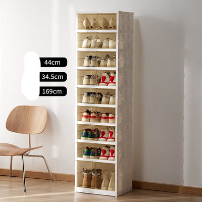 Organizador de Zapatos Plegable de Doble Fila con Caja Transparente - Image 6
