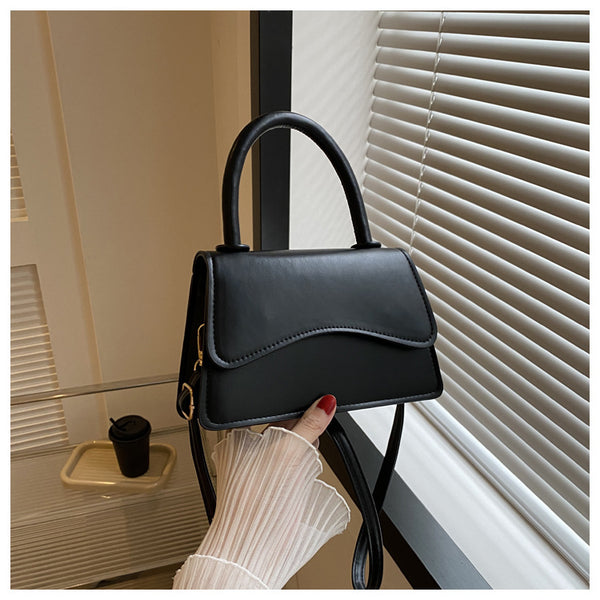 Bolsa Mensajero de Lona Elegante Color Sólido