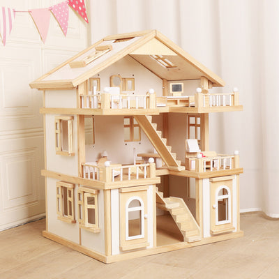 Casa de Juguete de Madera para Niños - Image 2