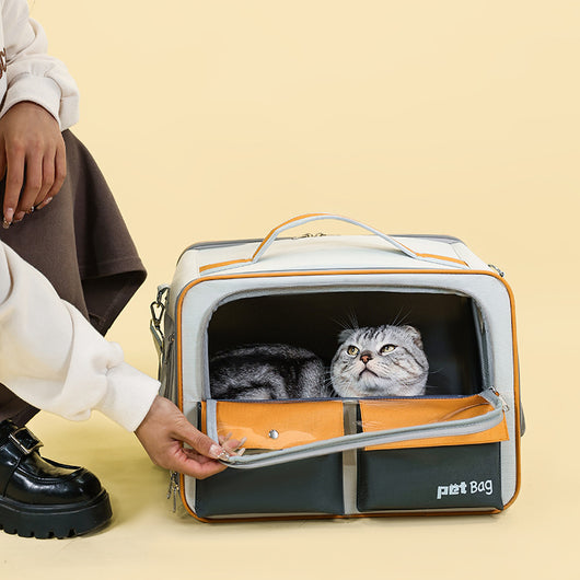 Mochila Transportadora para Gatos - Gran Capacidad, Respirable y Plegable - Image 4