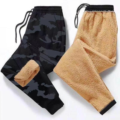 Pantalones de Chándal Juveniles Oversized con Forro Térmico para Invierno - Image 4