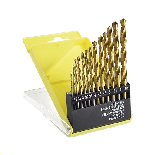 Set de Brocas Helicoidales Revestidas en Titanio con Estuche - Image 4