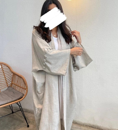 Cardigan Robe Turco de Algodón Suave - Image 9