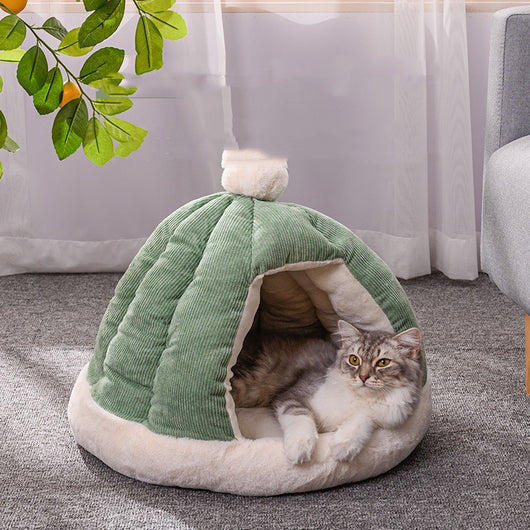 Casa Cama Semiencerrada para Perros y Gatos - Image 3