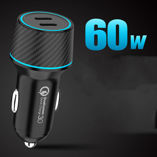 Cargador Dual Rápido 60W para Auto - Image 3