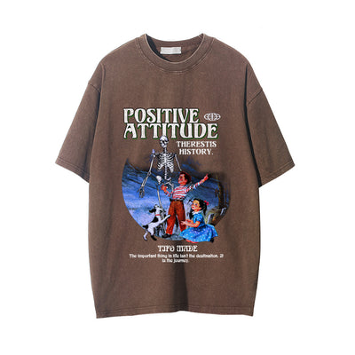 Playera Estampada con Calavera para Hombre - Image 10