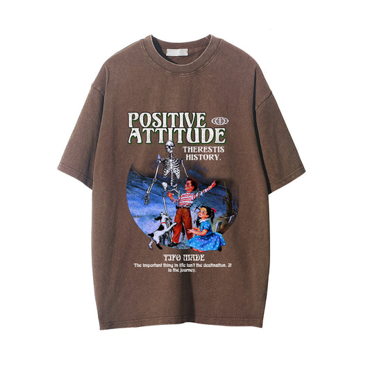 Playera Estampada con Calavera para Hombre - Image 10