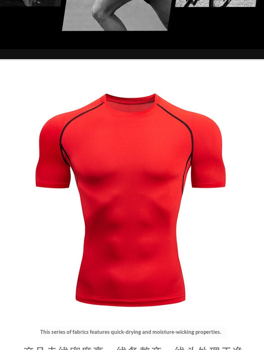 Camiseta de Compresión Deportiva Blanca y Roja para Básquetbol y Fútbol - Image 16