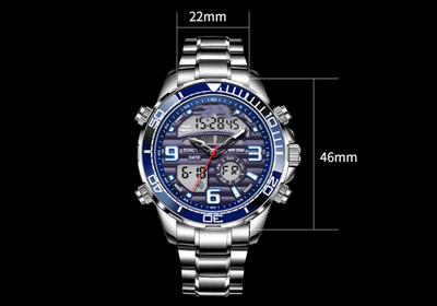 Reloj Deportivo Dual con Pantalla Digital y Analógica - Image 11