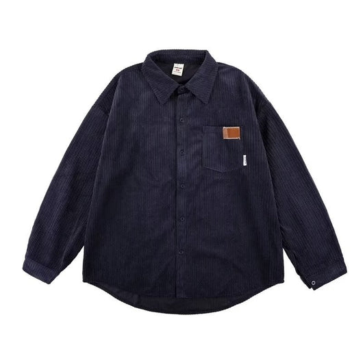 Camisa Retro Suelta Unisex Otoño - Estilo Casual Versátil - Image 8