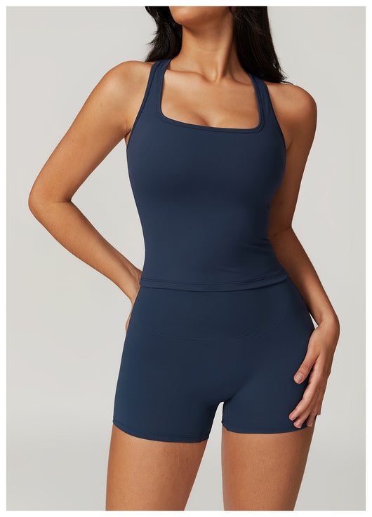 Brasier Deportivo Espalda en H con Tela Cepillada para Mujer - Image 16