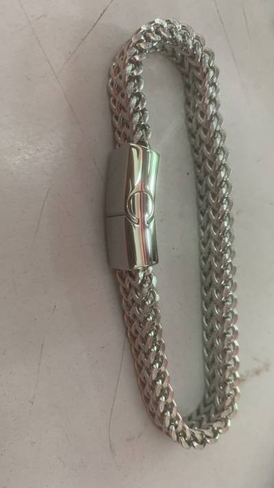 Pulsera de Doble Fila Minimalista Estilo Urbano Europeo y Americano