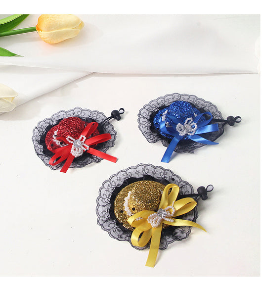 Sombrero de Encaje para Gatos - Accesorios para Sesiones Fotográficas y Disfraces - Image 14