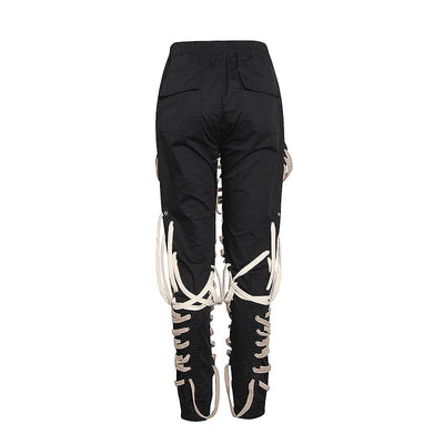 Pantalones Casuales para Mujer con Bolsillos 3D y Cordón Ajustable - Image 10