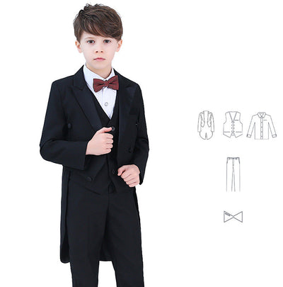 Traje de Esmoquin Infantil Premium para Presentaciones y Eventos Formales - Image 12