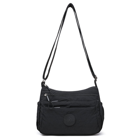 Bolsa Mensajera Casual Ligera Multicompartimento Diseño Simple - Image 7