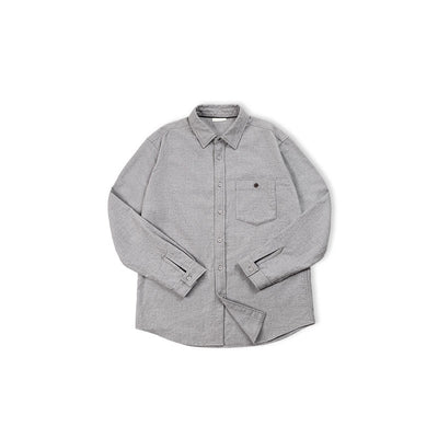 Camisa Ejecutiva de Manga Larga en Algodón Cepillado - Image 5