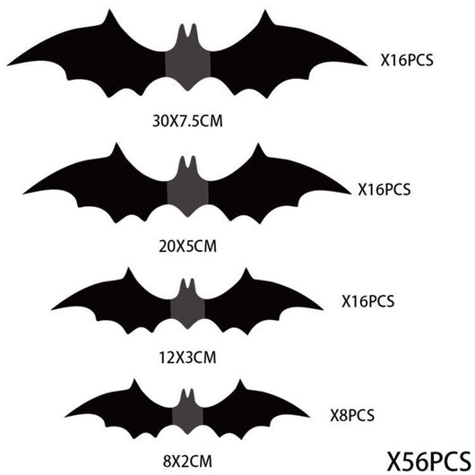 Adhesivos 3D de Murciélagos y Arañas para Halloween - Image 13