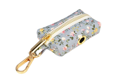 Collar Floral Azul de Algodón Poliéster para Mascotas - Image 16