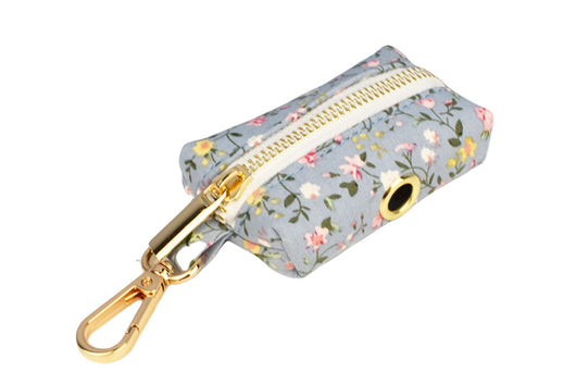 Collar Floral Azul de Algodón Poliéster para Mascotas - Image 16