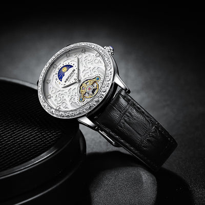 Reloj Mecánico Tourbillon de Lujo para Hombre Ejecutivo - Image 9