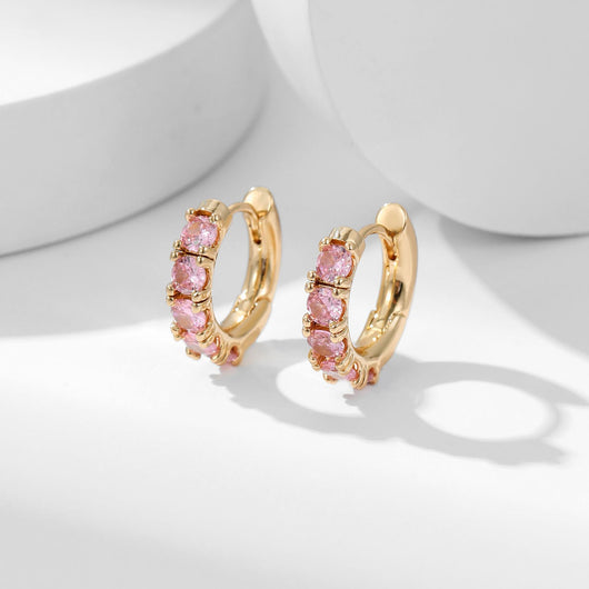 Aros con Incrustaciones de Cobre y Zirconia - Acabado Duradero - Image 7